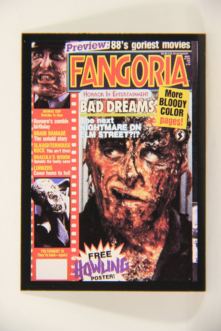 Fangoria Magazine Cover 1992 Trading Card #69 Freddy's Man - Bad Dreams Movie ENG L007547