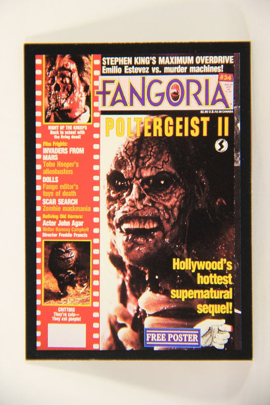 Fangoria Magazine Cover 1992 Trading Card #73 Maximum Overdrive - Poltergeist II ENG L007551