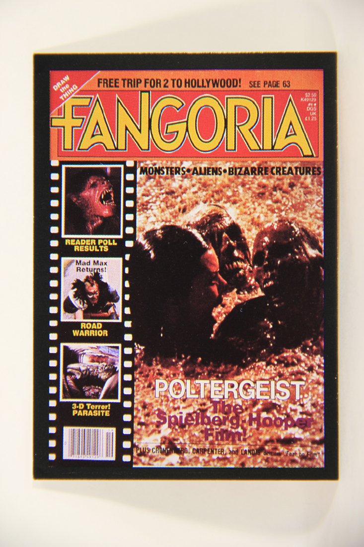 Fangoria Magazine Cover 1992 Trading Card #75 Feel The Terror - Poltergeist Movie ENG L007553