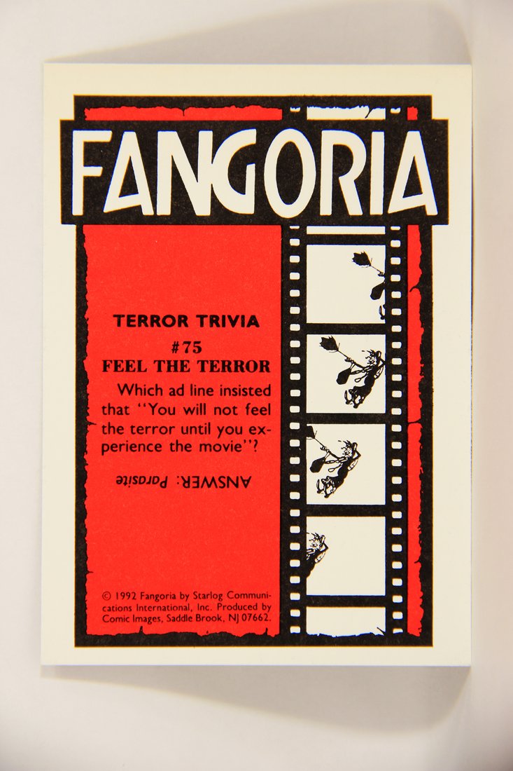 Fangoria Magazine Cover 1992 Trading Card #75 Feel The Terror - Poltergeist Movie ENG L007553