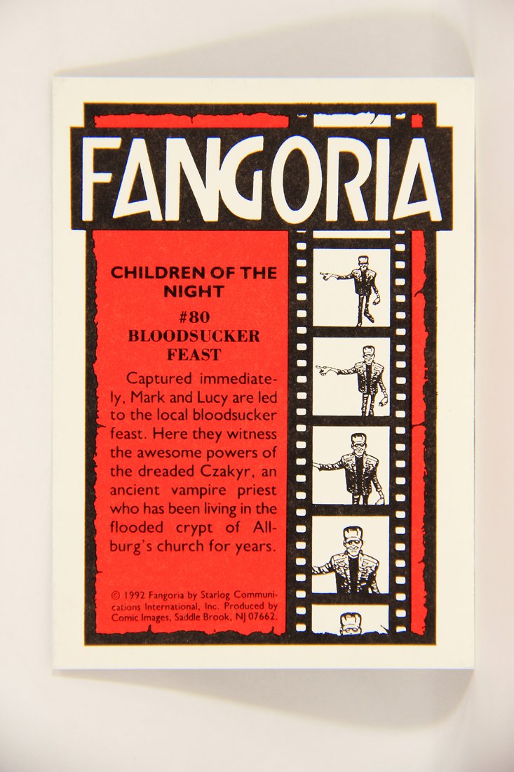 Fangoria Magazine Cover 1992 Trading Card #80 Bloodsucker Feast - Children Of The Night ENG L007558