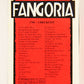 Fangoria Magazine Cover 1992 Trading Card #90 Checklist ENG L007568
