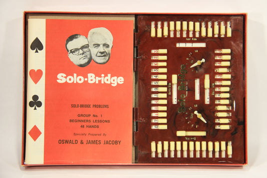Solo-Bridge Vintage Trick-Taking Game 1968 Complete Great Condition L007818