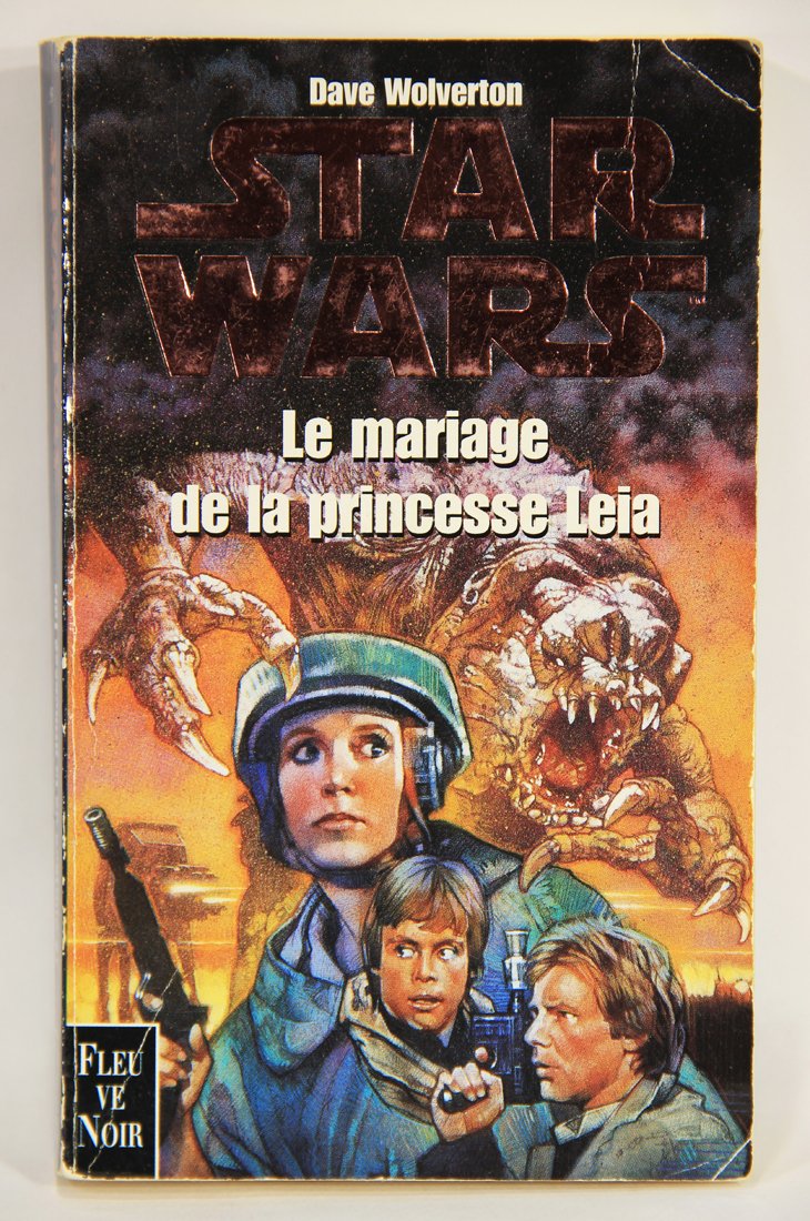 Star Wars Paperback Le Mariage De La Princesse Leia By Dave Wolverton FRENCH L007822