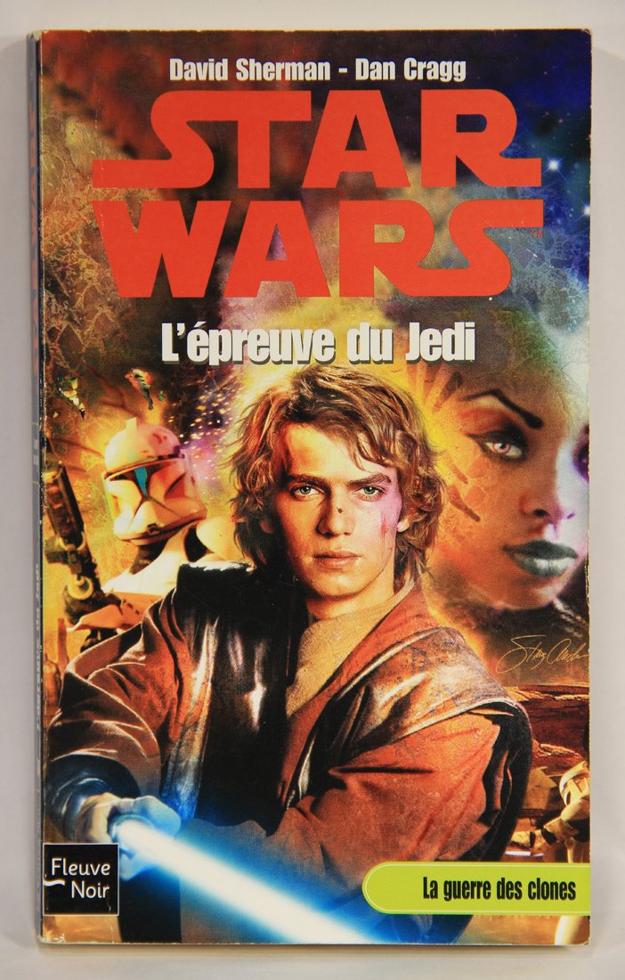 Star Wars Paperback L'Épreuve Du Jedi By David Sherman And Dan Cragg FRENCH L007828