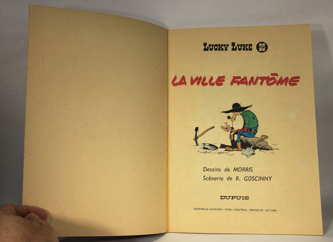 Lucky Luke No 25 La Ville Fantôme 1985 Dupuis French Comics BD L007845