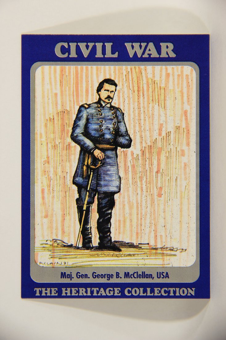 The Civil War Heritage Collection 1991 Trading Card #6 Major Gen. George Brinton McClellan L007984