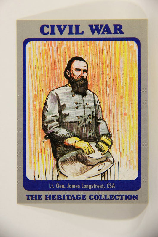 The Civil War Heritage Collection 1991 Trading Card #15 Lieutenant General James Longstreet L007993