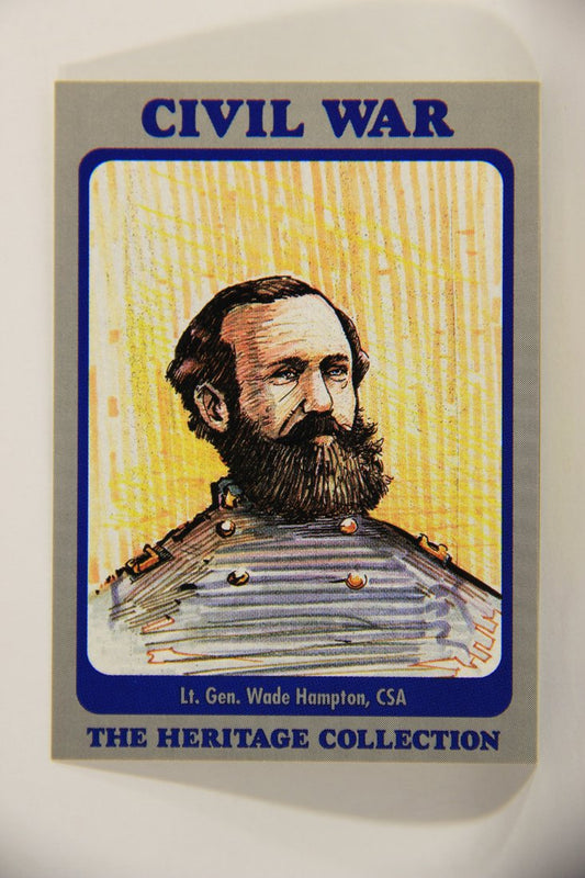 The Civil War Heritage Collection 1991 Trading Card #17 Lieutenant General Wade Hampton CSA L007995