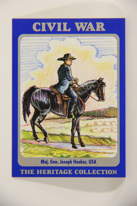 The Civil War Heritage Collection 1991 Trading Card #18 Major General Joseph Hooker USA L007996