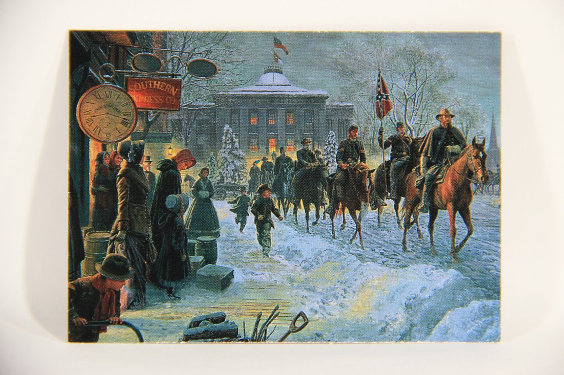 The Civil War The Art Of Mort Künstler 1996 Trading Card #86 Winter Riders L008084