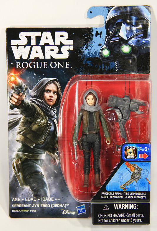Star Wars Sergeant Jyn Erso Jedha Rogue One 3.75 Inch Action Figure MOC L008200