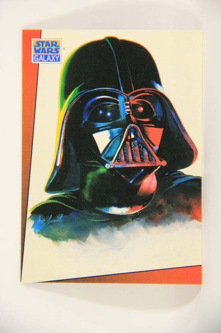 Star Wars Galaxy 1993 Topps Trading Card #4 Darth Vader Artwork ENG L008245
