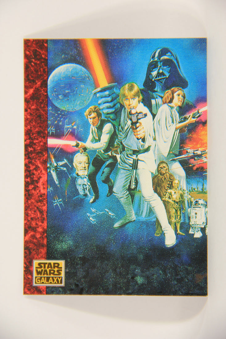 Star Wars Galaxy 1993 Topps Card #54 Foreign Movie Poster Artwork ENG L008249