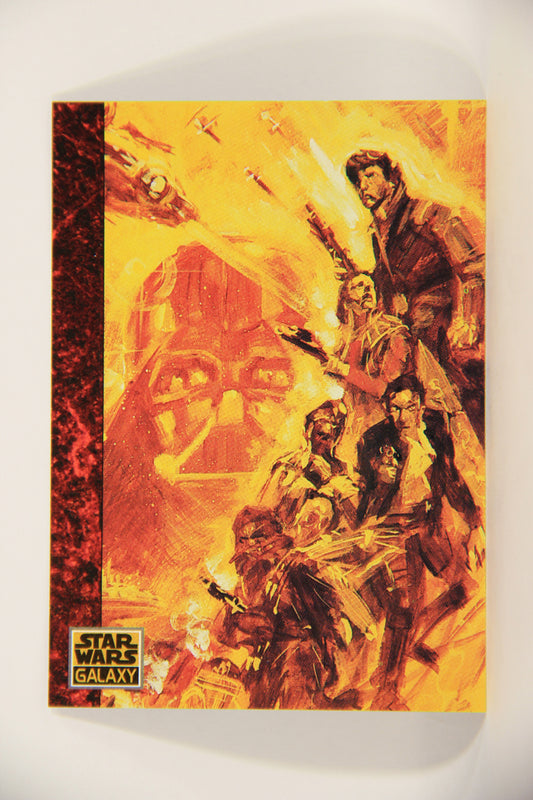 Star Wars Galaxy 1993 Topps Card #70 The Rebels Transcend Artwork ENG L008251
