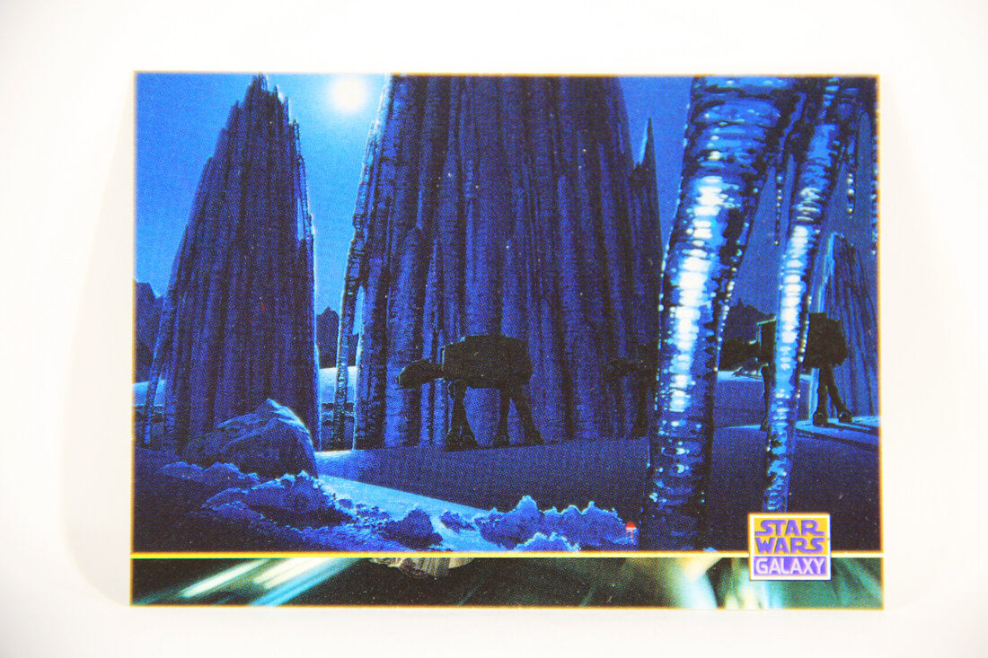 Star Wars Galaxy 1994 Topps Trading Card #144 Imperial Walkers Artwork ENG L008257
