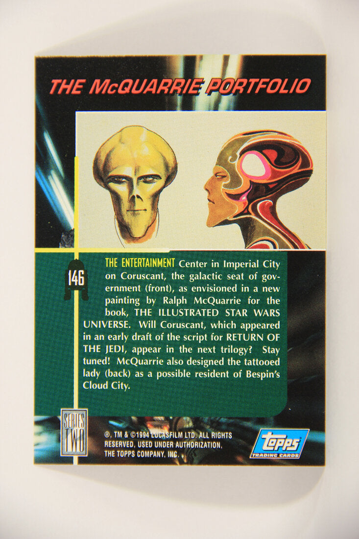 Star Wars Galaxy 1994 Topps Trading Card #146 The Entertainment Center Artwork ENG L008259