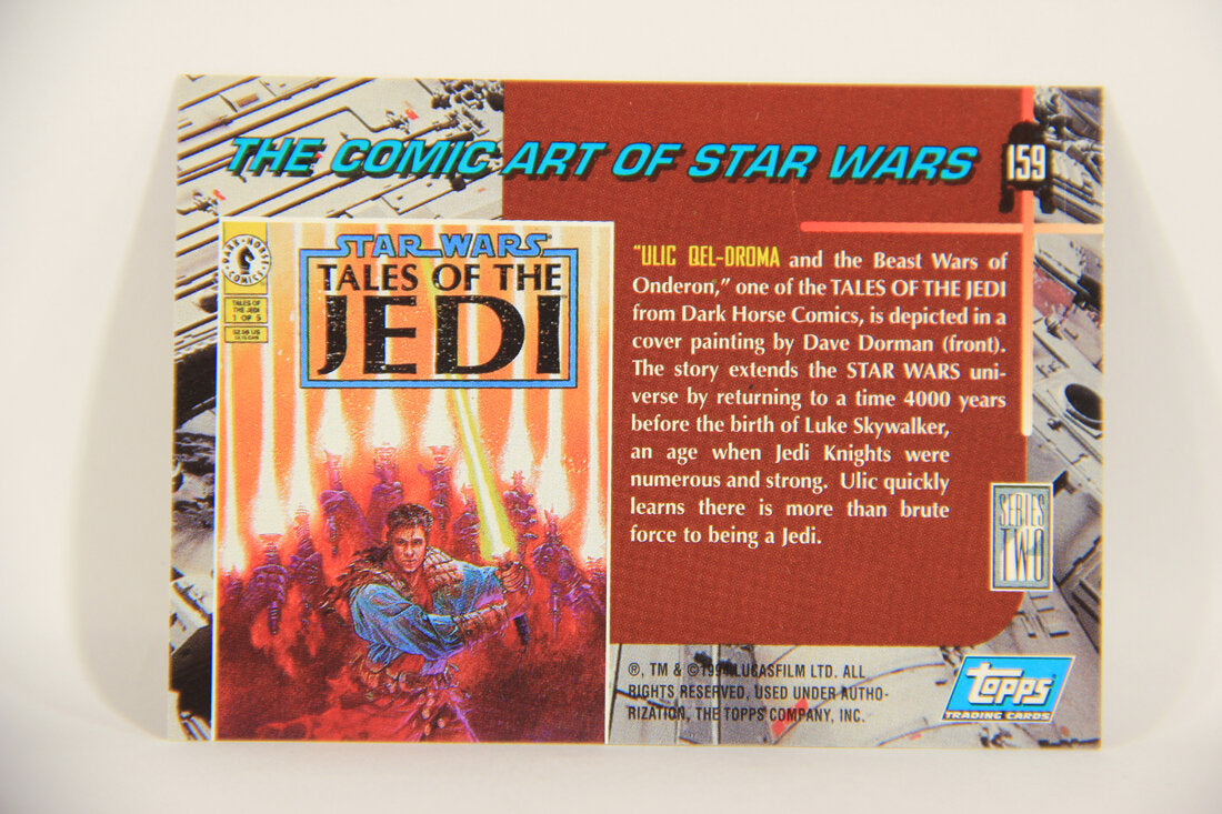 Star Wars Galaxy 1994 Topps Trading Card #159 Ulic Qel-Droma Artwork ENG L008272