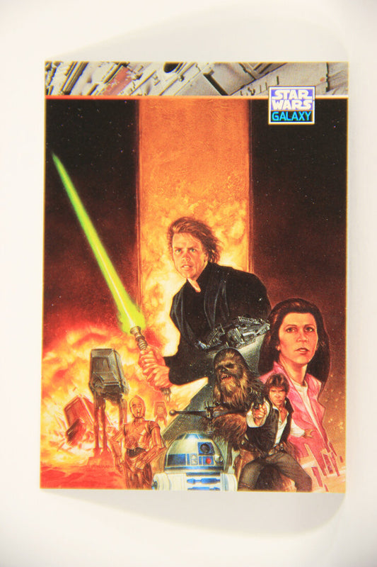 Star Wars Galaxy 1994 Topps Trading Card #161 Dark Empire Artwork ENG L008274