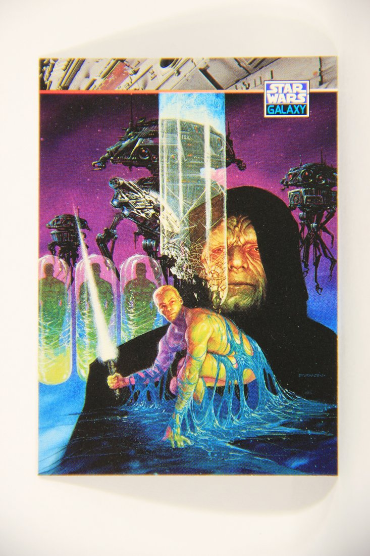 Star Wars Galaxy 1994 Topps Trading Card #164 Emperor Palpatine Artwork ENG L008277