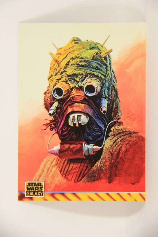Star Wars Galaxy 1994 Topps Trading Card #171 Tusken Raider Artwork ENG L008284