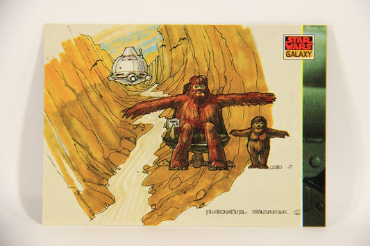 Star Wars Galaxy 1994 Topps Trading Card #186 Star Wars Holiday Special 1978 Artwork ENG L008299