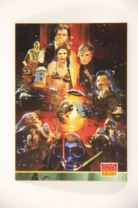 Star Wars Galaxy 1994 Topps Trading Card #189 Characters Of ROTJ Artwork ENG L008302