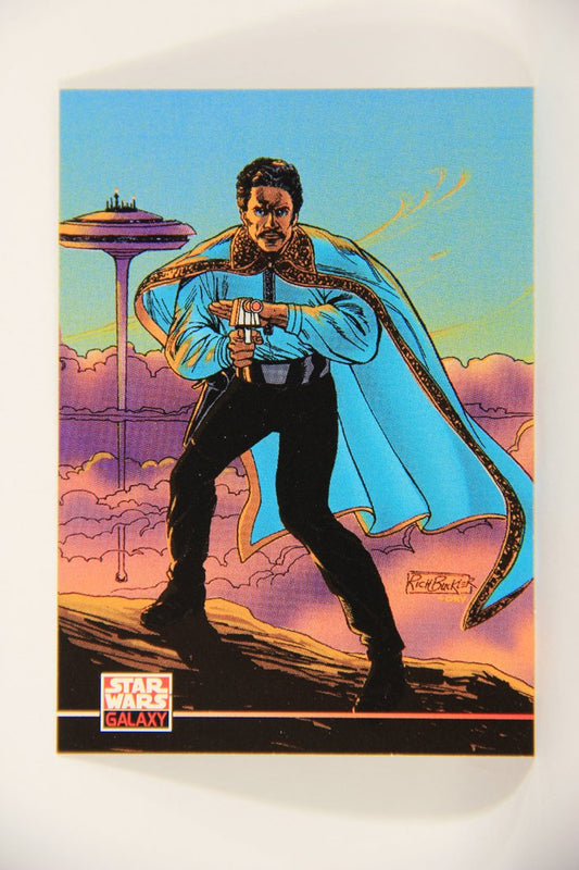 Star Wars Galaxy 1994 Topps Trading Card #216 Lando Calrissian Artwork ENG L008327