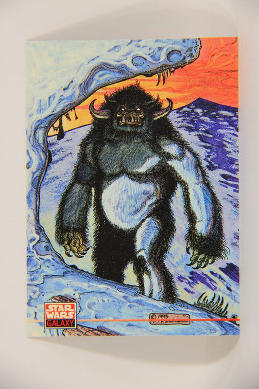 Star Wars Galaxy 1994 Topps Trading Card #219 Wampa Artwork ENG L008329