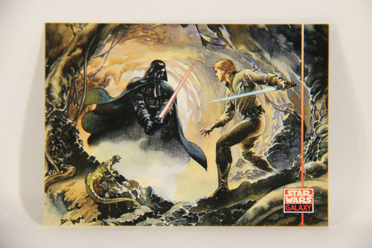 Star Wars Galaxy 1994 Topps Trading Card #241 Entering The Cave Artwork ENG L008350