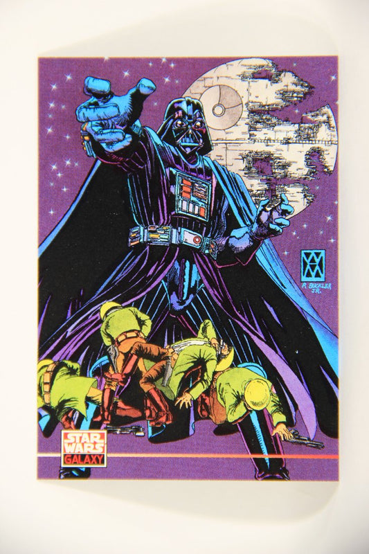 Star Wars Galaxy 1994 Topps Card #249 Darth Vader's Psychic Stranglehold Artwork ENG L008357