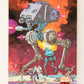Star Wars Galaxy 1994 Topps Trading Card #256 Imperial Walkers AT-ST Artwork ENG L008364