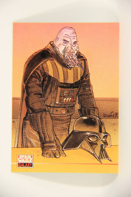 Star Wars Galaxy 1994 Topps Card #268 Darth Vader Unmasked Artwork ENG L008374