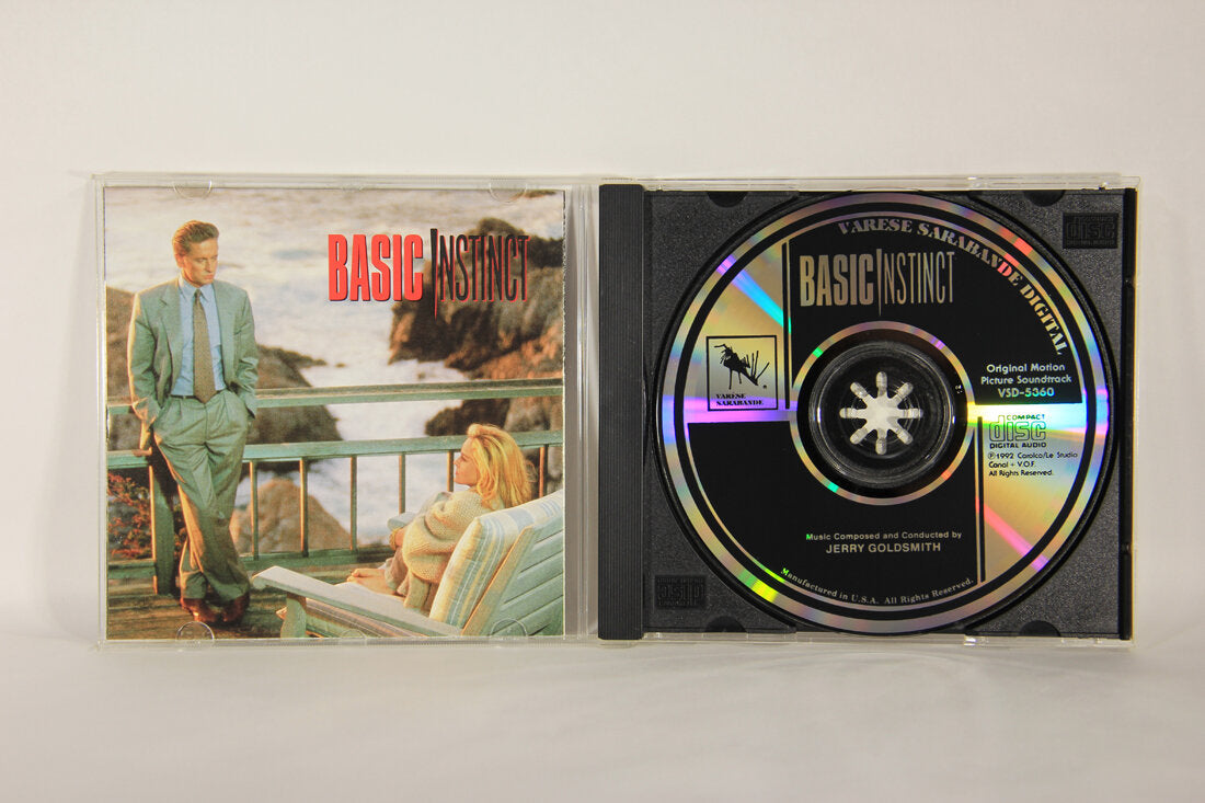Basic Instinct Soundtrack 1992 OST Jerry Goldsmith USA Varese Sarabande L008573