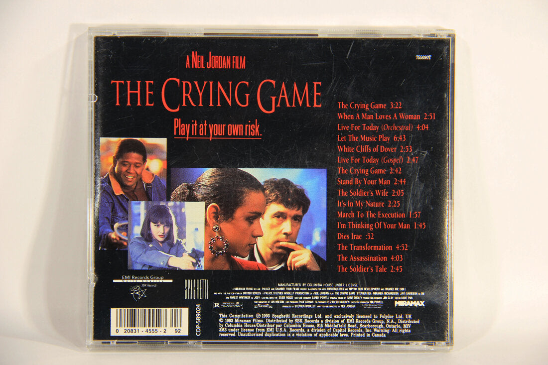 The Crying Game Soundtrack 1993 OST Various Artists Canada L008582