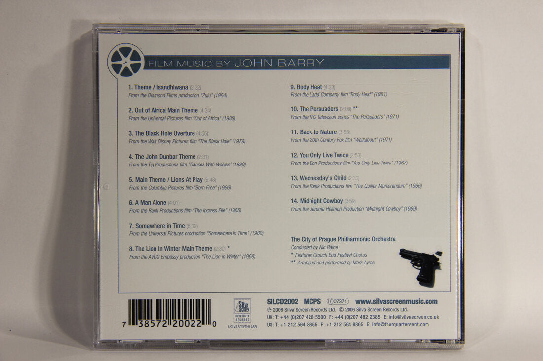 Film Music By John Barry Soundtracks 2006 OST UK Silva Screen Masterworks L008599
