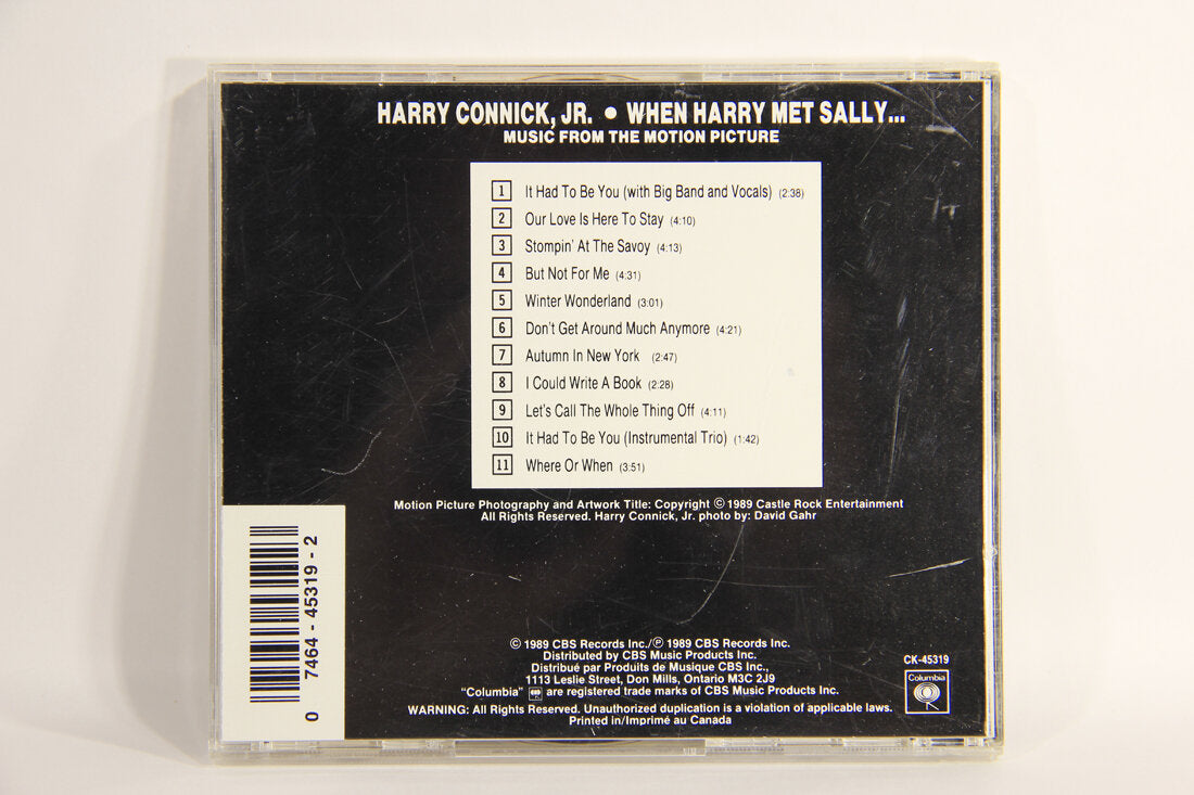 When Harry Met Sally Soundtrack 1989 OST Harry Connick Jr. Canada L008621