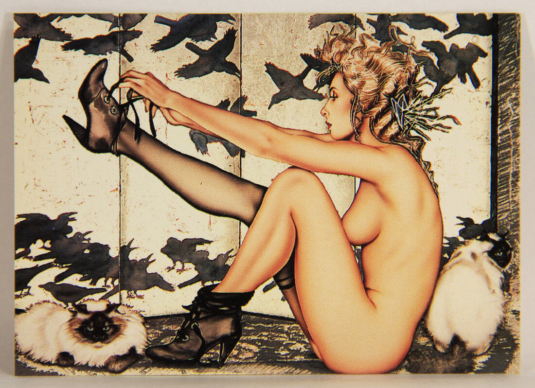 Olivia De Berardinis 1992 Trading Card #3 Puss N' Boots 1988 ENG Pin-Up Art L008642