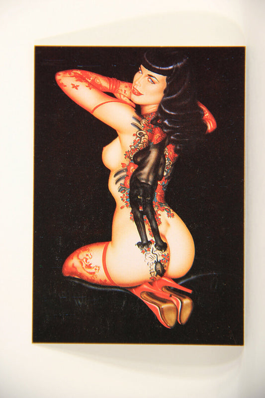 Olivia De Berardinis 1992 Trading Card #6 Cat And Mouse 1991 ENG Pin-Up Art L008645