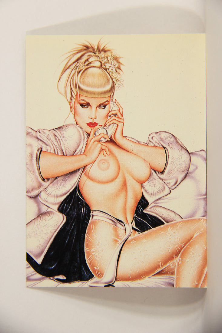 Olivia De Berardinis 1992 Trading Card #9 Two Minute Warning 1986 ENG Pin-Up Art L008648