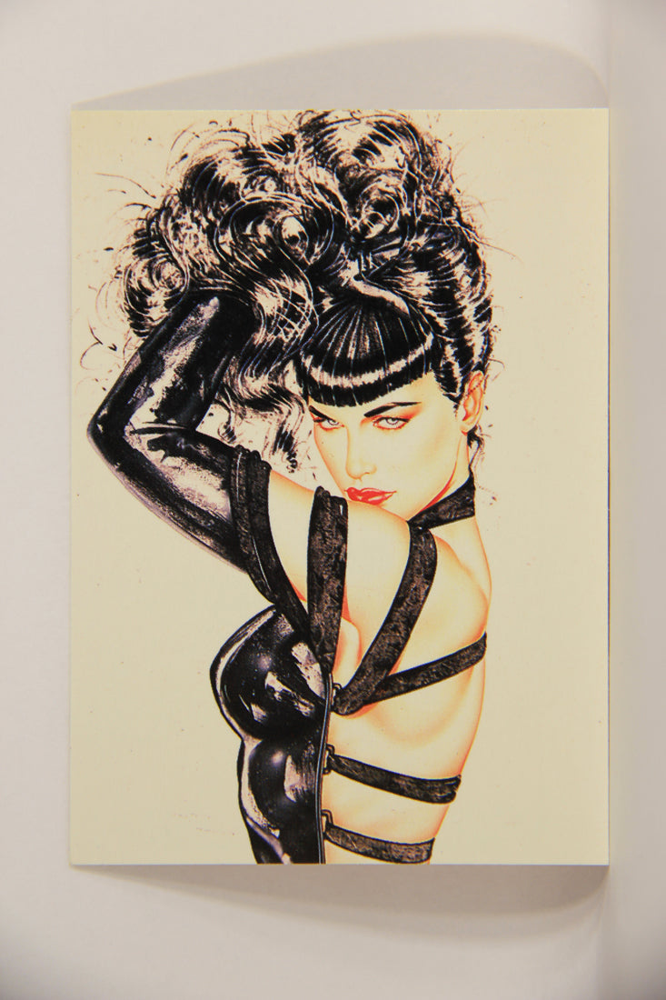 Olivia De Berardinis 1992 Trading Card #13 Second Skin 1990 ENG Pin-Up Art Betty Page L008652