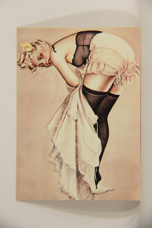 Olivia De Berardinis 1992 Trading Card #26 Diana Slip 1988 ENG Pin-Up Art L008665