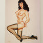 Olivia De Berardinis 1992 Trading Card #58 Pretty Peepers 1990 ENG Pin-Up Art Betty Page L008697