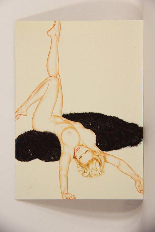 Olivia De Berardinis 1992 Trading Card #85 Purrs Not Furs 1991 ENG Pin-Up Art L008724