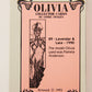 Olivia De Berardinis 1992 Trading Card #89 Lavender And Lace 1990 ENG Pin-Up Art L008728
