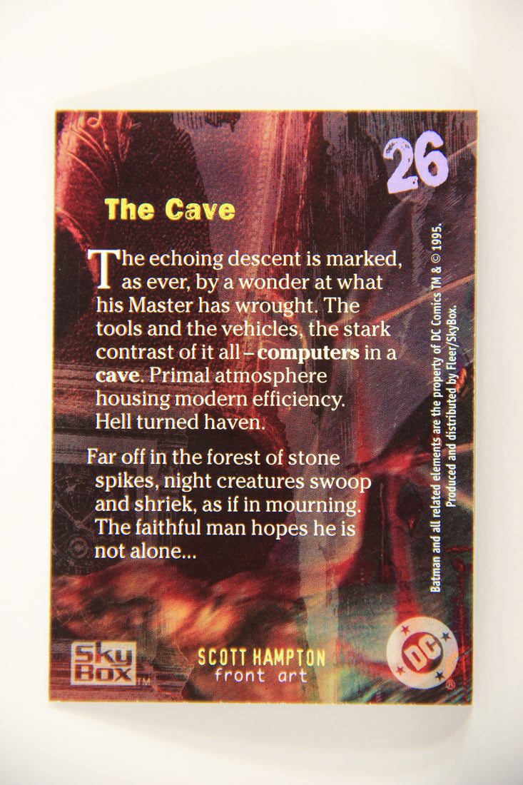 Batman Master Series 1995 Trading Card #26 The Cave ENG L008755