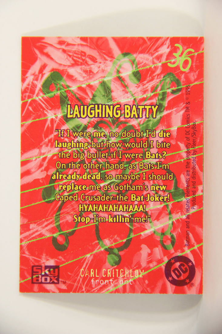 Batman Master Series 1995 Trading Card #36 Laughing Batty ENG L008765