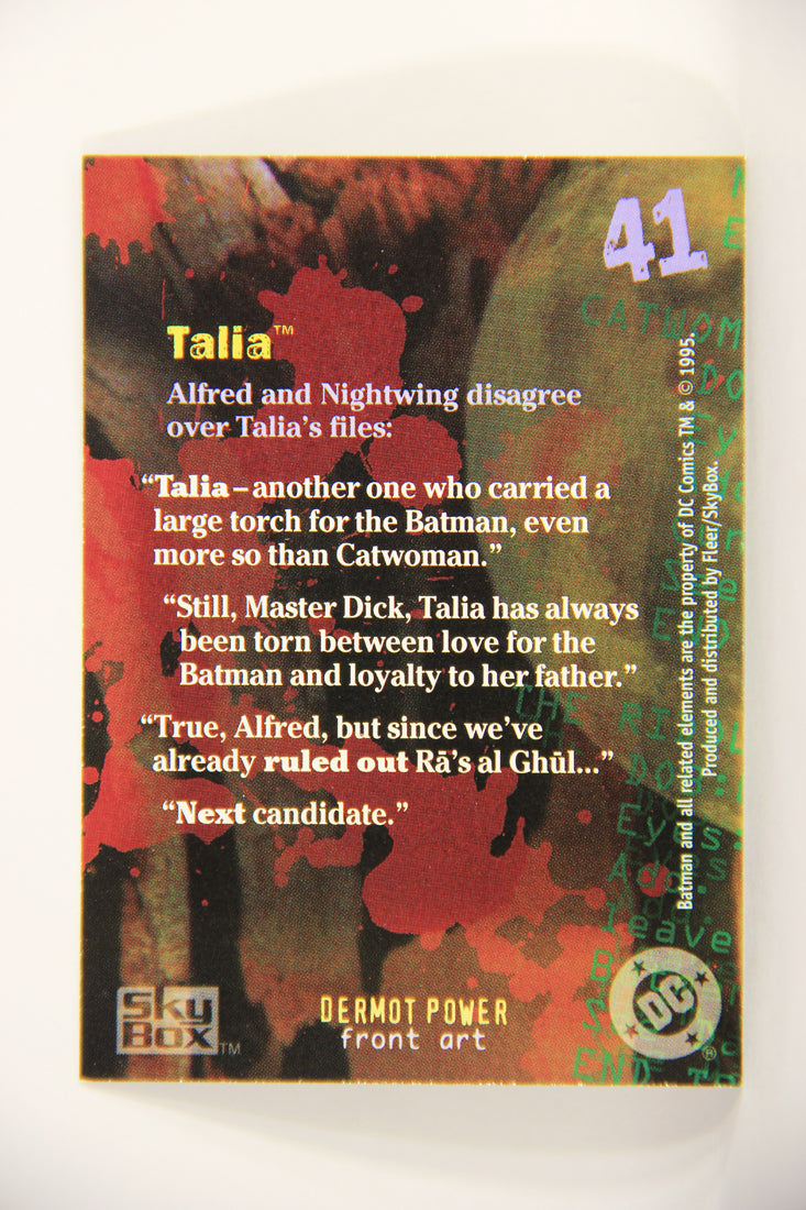 Batman Master Series 1995 Trading Card #41 Talia ENG L008770