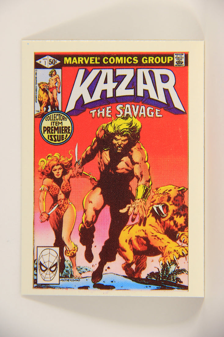 Marvel Superheroes First Issue Covers 1984 Trading Card #15 Ka-Zar ENG L009000