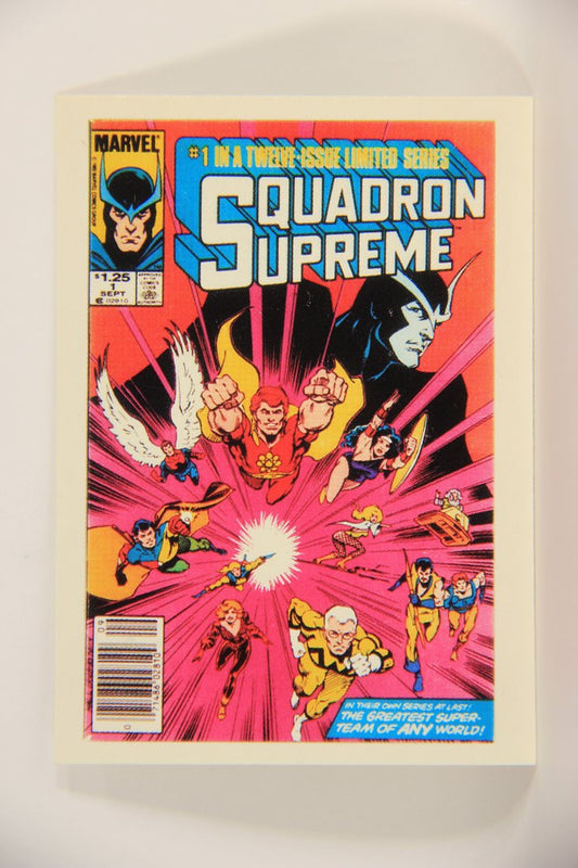Marvel Superheroes First Issue Covers 1991 Trading Card #31 Squadron Supreme ENG L009076